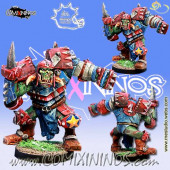 VOLGROK CHAINSAW ORC STAR PLAYER for Blood Bowl Meiko Fantasy Football