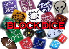 Dice - Block Dice - Dice Bags