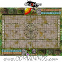 29 mm Lustria Jungle Plastic Gaming Mat with Crossed Dugouts - Comixininos