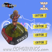 Set of 4 Ultimate Catch nº 13 Agility Skill Markers - Mad & Max