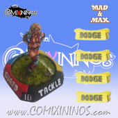 Set of 4 Ultimate Dodge nº 16 Agility Skill Markers - Mad & Max