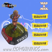 Pack de 4 Marcadores de Pies Firmes Habilidad de Agilidad nº 24 en Castellano - Mad & Max