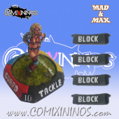 Set of 4 Ultimate Block nº 1 General Skill Markers - Mad & Max