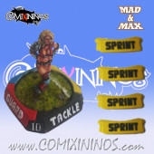 Set of 4 Ultimate Sprint nº 23 Agility Skill Markers - Mad & Max
