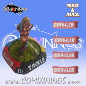 Set of 4 Ultimate Brawler nº 26 Strength Skill Markers - Mad & Max