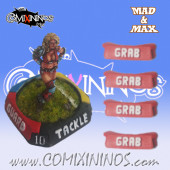 Set of 4 Ultimate Grab nº 28 Strength Skill Markers - Mad & Max