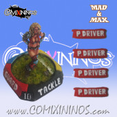 Set of 4 Ultimate Pile Diver nº 33 Strength Skill Markers - Mad & Max