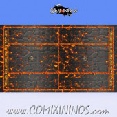 34 mm Lava Plastic Gaming Mat NO Dugouts - Comixininos