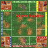 34 mm Rollable Mat Crossroad 4 Players / Death Bowl - Comixininos