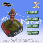 Set of 4 Ultimate Big Hand nº 49 Mutation Skill Markers - Mad & Max