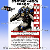 Bergelmir Ymirson Snow Troll - Laminated Star Player Card nº 37