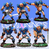 Ogres - Ogre Team of 6 Players - Meiko Miniatures
