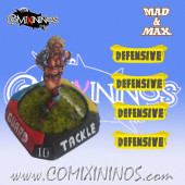 Set of 4 Ultimate Defensive nº 17 Agility Skill Markers - Mad & Max
