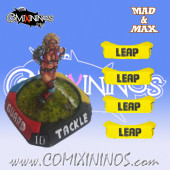 Set of 4 Ultimate Leap nº 19 Agility Skill Markers - Mad & Max