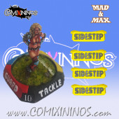 Set of 4 Ultimate Sidestep nº 21 Agility Skill Markers - Mad & Max