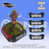 Set of 4 Ultimate Shadowing nº 8 General Skill Markers - Mad & Max