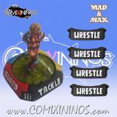 Set of 4 Ultimate Wrestle nº 12 General Skill Markers - Mad & Max