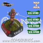 Set of 4 Ultimate Big Hand nº 49 Mutation Skill Markers - Mad & Max