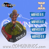 Set of 4 Ultimate Nerves of Steel nº 44 Passing Skill Markers - Mad & Max