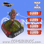 Set of 4 Ultimate Guard nº 29 Strength Skill Markers - Mad & Max