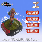 Set of 4 Ultimate Juggernaut nº 30 Strength Skill Markers - Mad & Max