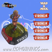 Set of 4 Ultimate Strong Arm nº 35 Strength Skill Markers - Mad & Max