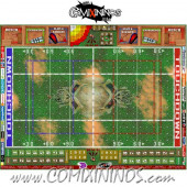 29 mm Skulls Plastic Gaming Mat with BB7 and Parallel Dugouts - Comixininos