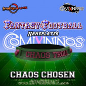 Chaos Chosen Full Team Version 1 Set of 20 Nameplates for 32 mm Big Guys - Warg'Name