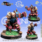 Evil Dwarves - Metal Evil Dwarf Blocker nº 4  - Meiko Miniatures