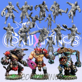 Evil Pact - Mold Casted Team of 16 Players with 3 Big Guys - RN Estudio
