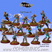 High Elves - Complete Classic Team of 16 Players - Fanath Art