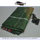 29 mm Skulls Synthetic Cloth Canvas Gaming Mat - Comixininos