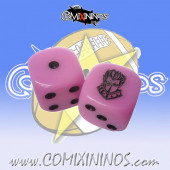 Set of 2d6 Elven Union Dice - SP Miniaturas