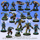Undead / Necromantic - Team Dead XXL of 16 Players - Willy Miniatures