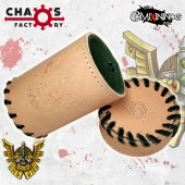 Dwarf Leather Dice Cup with Lid - Chaos Factory