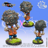 Dwarves - Metal Dwarf  Steamroller - Meiko Miniatures