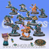 Dwarves - Dwarf Giants Team of 12 Players - Games Workshop 