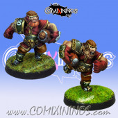 Dwarves - Set of 2 Dwarf Runners - Willy Miniatures