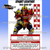Eduart Geinther Human Chainsaw - Laminated Star Player Card nº 12