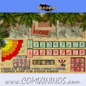 Egyptian Tomb Kings  Plastic Dugout with 3 Sections - Comixininos