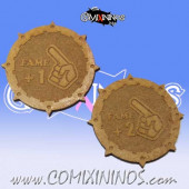 Double Sided Wooden Fame Coin - Meiko