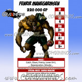 Fenrir Manegarmsen Werewolf - Laminated Star Player Card nº 28