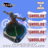 Set of 4 Gnoblar Positional Markers - Mad & Max