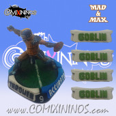 Set of 4 Goblin Positional Markers - Mad & Max