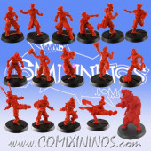 Kislev Circus - Complete Slavic Team A of 16 Players with Bear - Hexy Store