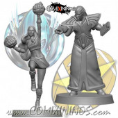 High Elves - Set of 2 High Elf Coaching Staff Miniatures - SP Miniaturas