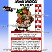 Holman Longhorn Halfling - Laminated Star Player Card nº 18