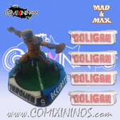 Set of 4 Hooligan Positional Markers - Mad & Max