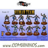 Humans - Team of 12 Players - Fanath Art