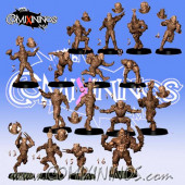 Humans - Mold Casted Complete Team of 16 Players with Ogre LAST UNIT - RN Estudio